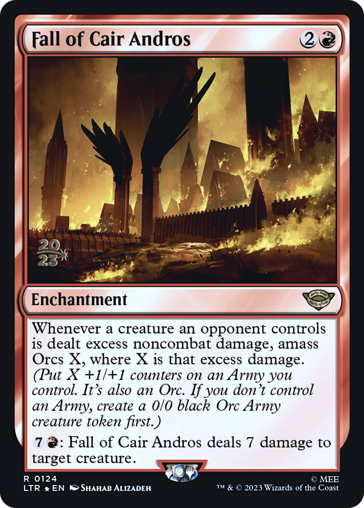 {R} Fall of Cair Andros [The Lord of the Rings: Tales of Middle-Earth Prerelease Promos][PR LTR 124]