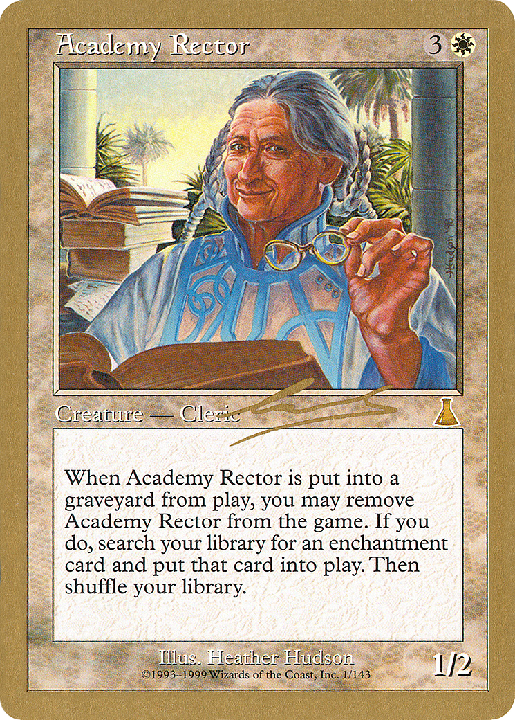 {R} Academy Rector (Nicolas Labarre) [World Championship Decks 2000][GB WC00 NL1]