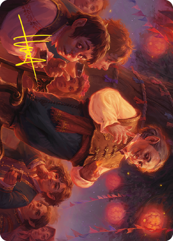 {A} Bilbo, Retired Burglar Art Card (Gold-Stamped Signature) [The Lord of the Rings: Tales of Middle-earth Art Series][GS ALTR 014]