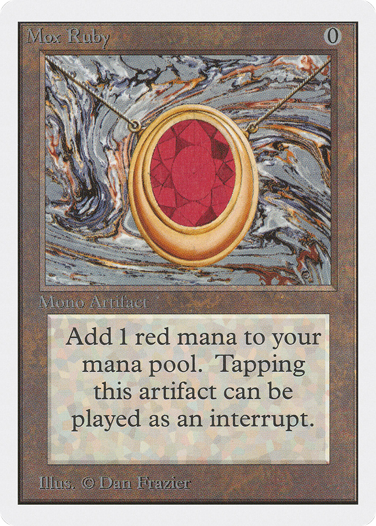 {R} Mox Ruby [Unlimited Edition][2ED 265] - Misty Mountain Games