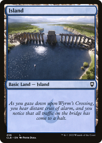 {B}[CLB 456] Island (456) [Commander Legends: Battle for Baldur's Gate]