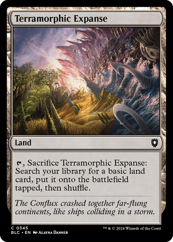 {C} Terramorphic Expanse [Bloomburrow Commander][BLC 345]