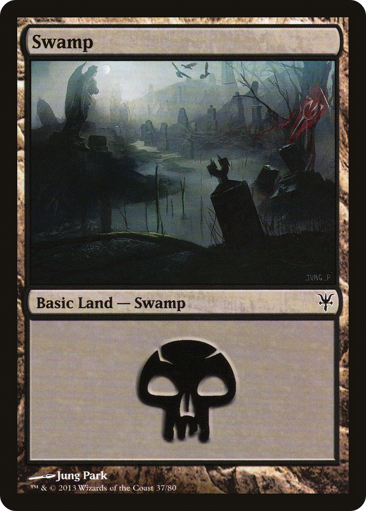 {B}[DDK 037] Swamp (37) [Duel Decks: Sorin vs. Tibalt]