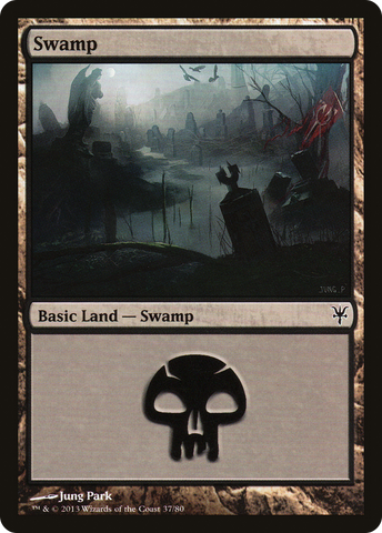 {B}[DDK 037] Swamp (37) [Duel Decks: Sorin vs. Tibalt]