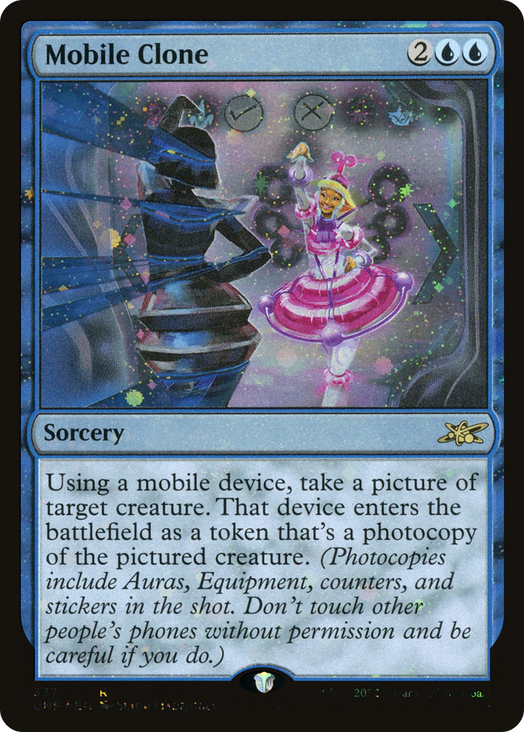{R} Mobile Clone (Galaxy Foil) [Unfinity][UNF 337]