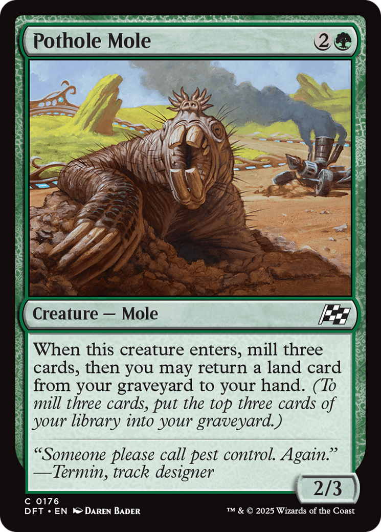 {@C} Pothole Mole [Aetherdrift][DFT 176]