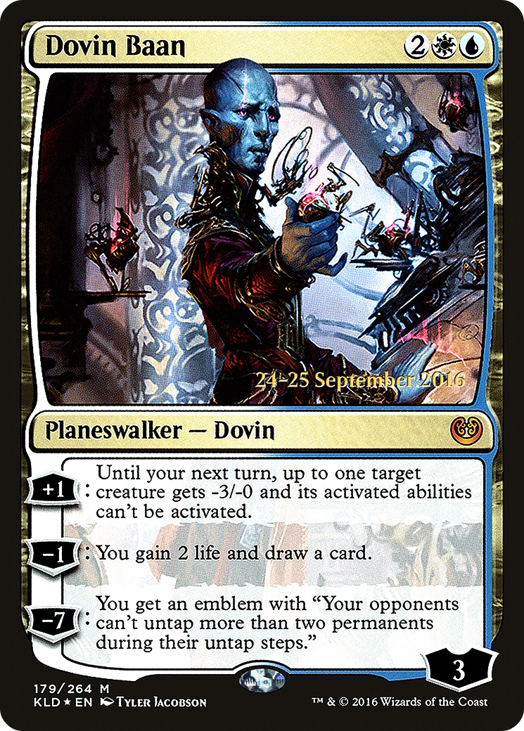 {R} Dovin Baan [Kaladesh Prerelease Promos][PR KLD 179] - Misty Mountain Games