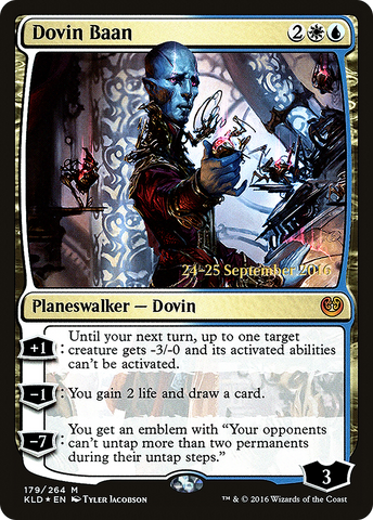 {R} Dovin Baan [Kaladesh Prerelease Promos][PR KLD 179]