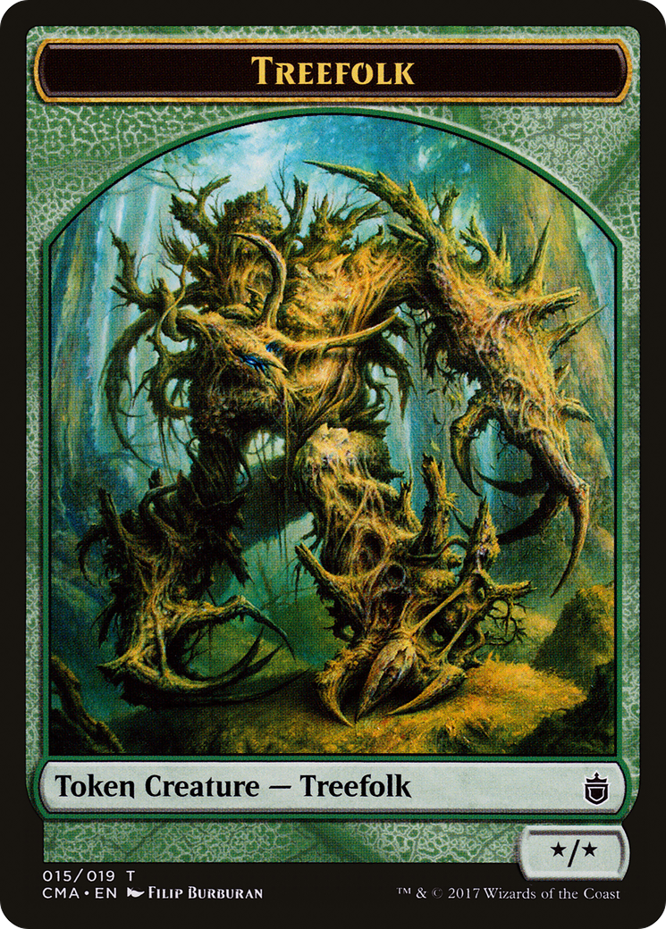 {T} Treefolk Token [Commander Anthology Tokens][TCMA 015] - Misty Mountain Games