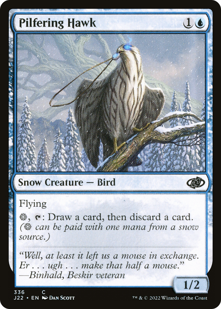 {C} Pilfering Hawk [Jumpstart 2022][J22 336]