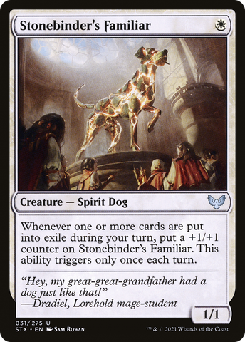 {C} Stonebinder's Familiar [Strixhaven: School of Mages][STX 031]