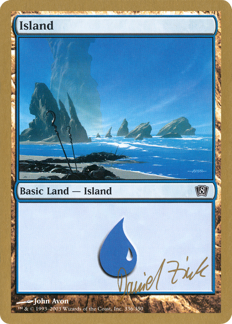 {B}[GB WC03 DZ336] Island (dz336) (Daniel Zink) [World Championship Decks 2003]