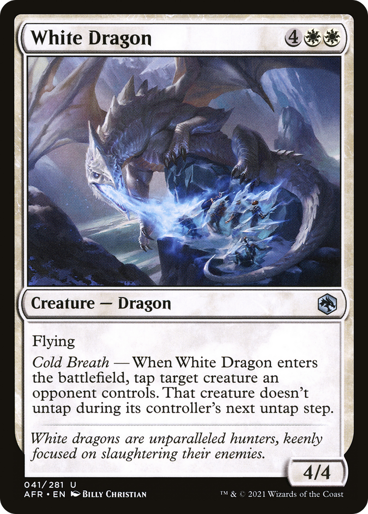 {C} White Dragon [Dungeons & Dragons: Adventures in the Forgotten Realms][AFR 041]