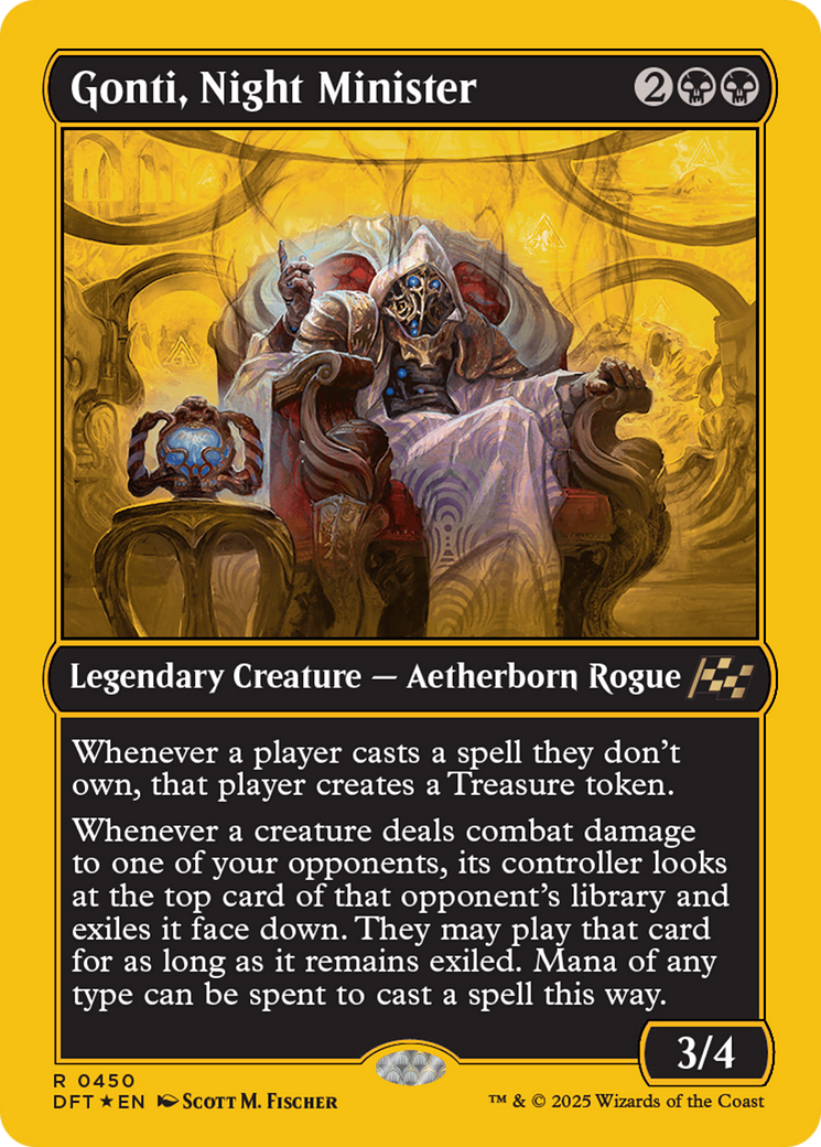 {@R} Gonti, Night Minister (First-Place Foil) [Aetherdrift][DFT 450]