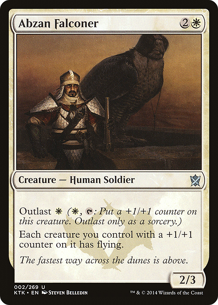 {C} Abzan Falconer [Khans of Tarkir][KTK 002]