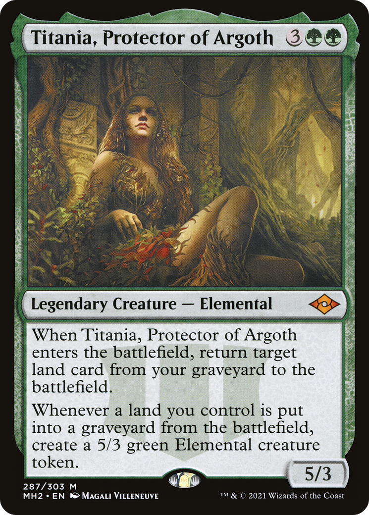 {R} Titania, Protector of Argoth (Foil) [Modern Horizons 2] [MH2 287]