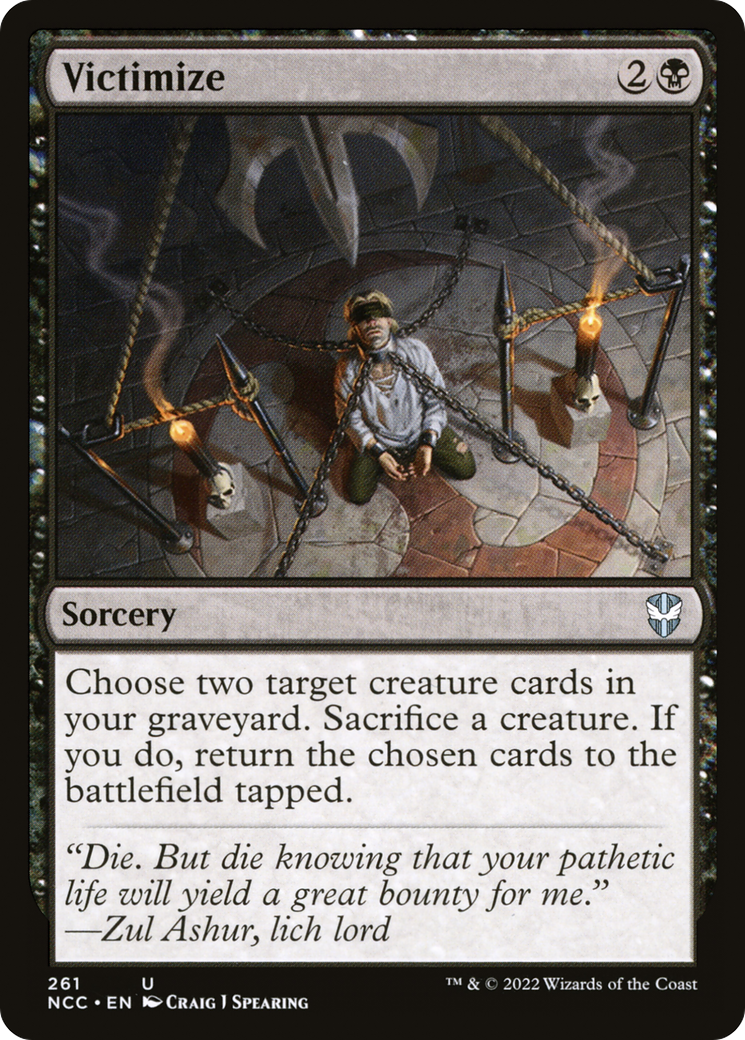 {C} Victimize [Streets of New Capenna Commander][NCC 261]