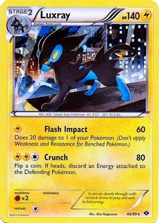 [PKM-R] Luxray (46/99) (Cracked Ice Holo) (Blister Exclusive) [Black & White: Next Destinies]