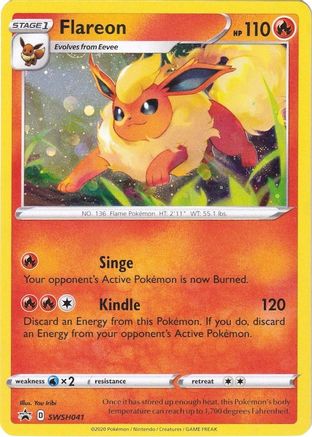 [PKM-R] Flareon (SWSH041) [Sword & Shield: Black Star Promos]