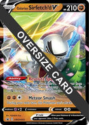 [JUM PKM-R] Galarian Sirfetch'd V (SWSH043) (Jumbo Card) [Sword & Shield: Black Star Promos]