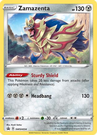 [PKM] Zamazenta (SWSH034) [Sword & Shield: Black Star Promos]