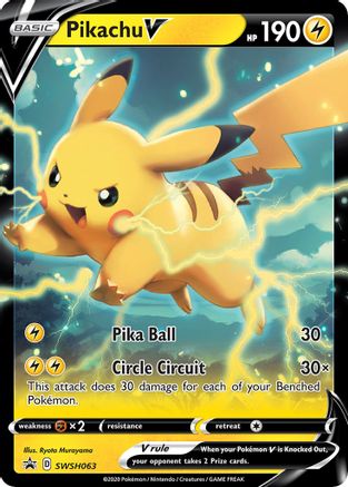 [PKM] Pikachu V (SWSH063) [Sword & Shield: Black Star Promos]