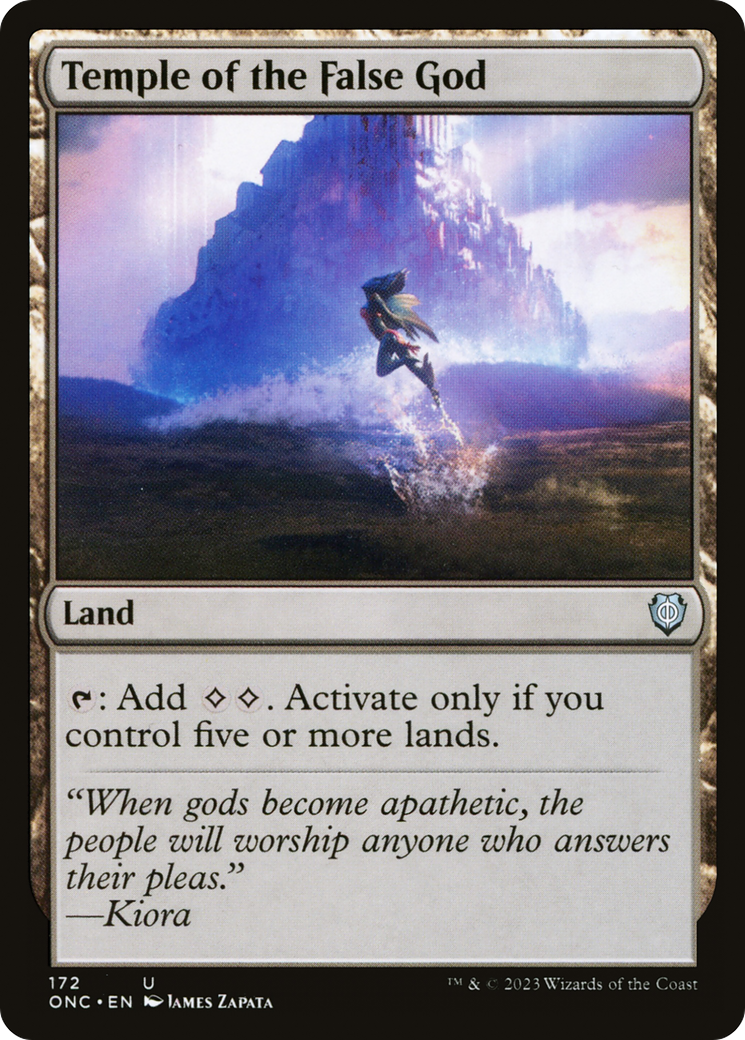 {C} Temple of the False God [Phyrexia: All Will Be One Commander][ONC 172]