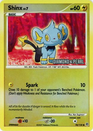 [PKM] Shinx (98/130) [Burger King Promos: 2008 Collection]