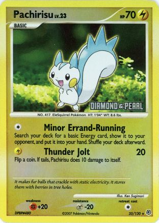 [PKM] Pachirisu (35/130) [Burger King Promos: 2008 Collection]