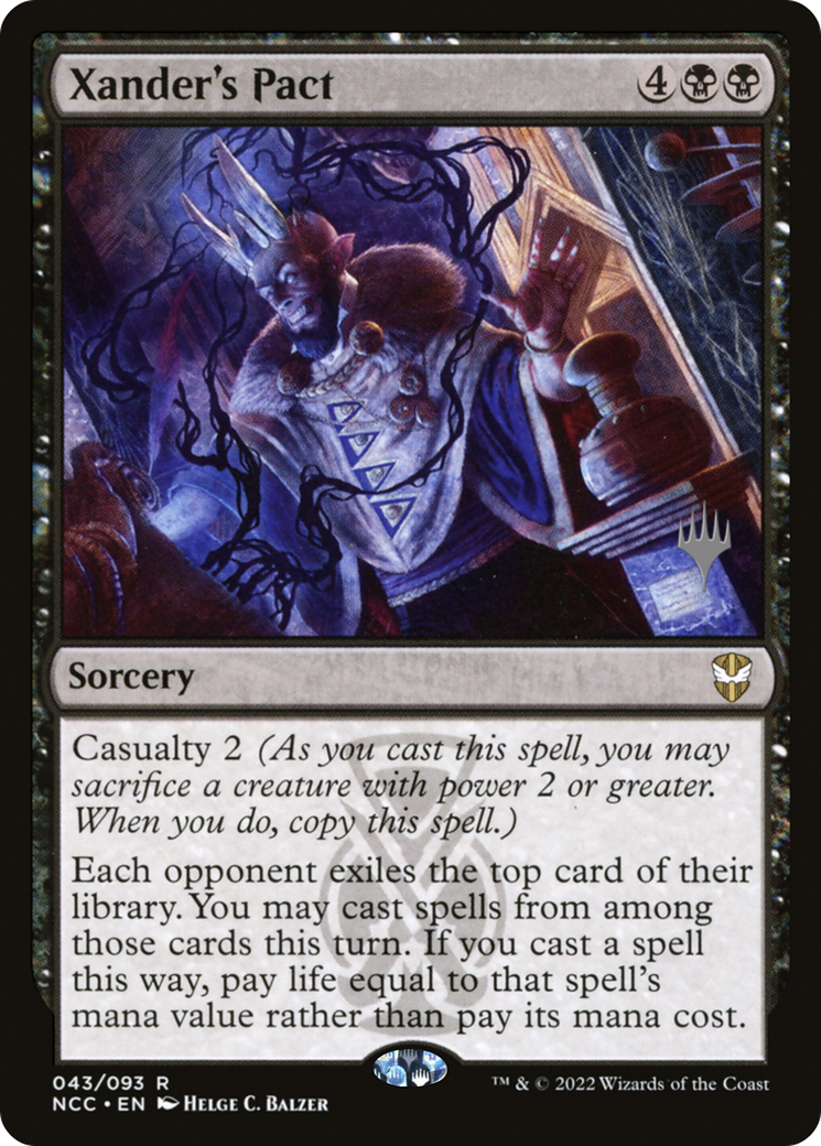 {R} Xander's Pact (Promo Pack) [Streets of New Capenna Commander Promos][PP NCC 043]