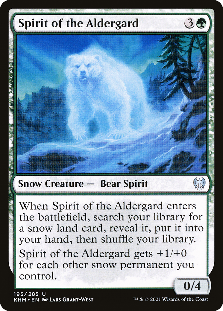 {C} Spirit of the Aldergard [Kaldheim][KHM 195]