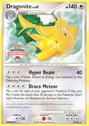 [PKM] Dragonite (2/146) (National Championship) [Diamond & Pearl: Legends Awakened]