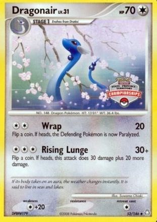 [PKM] Dragonair (52/146) (State Province Territory Championship) [Diamond & Pearl: Legends Awakened]