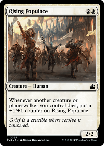 {C} Rising Populace [Ravnica Remastered][RVR 025]