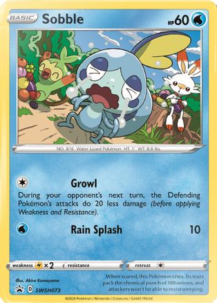 [PKM] Sobble (SWSH073) [Sword & Shield: Black Star Promos]