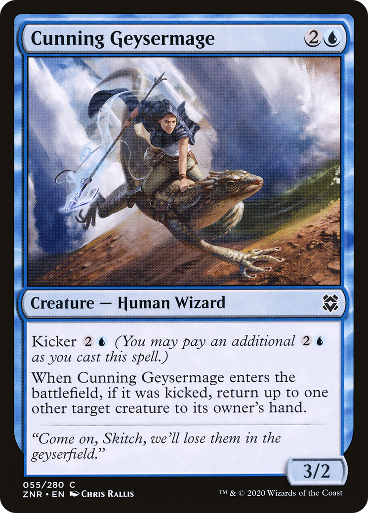 {C} Cunning Geysermage [Zendikar Rising][ZNR 055]