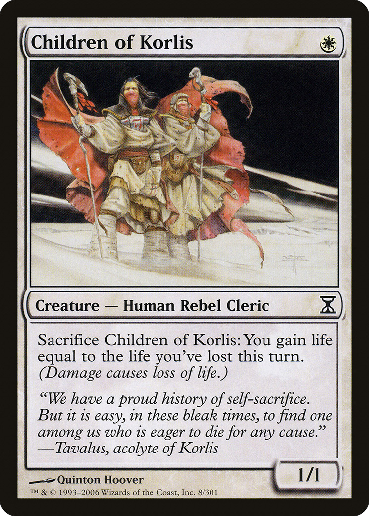 {C} Children of Korlis [Time Spiral][TSP 008]