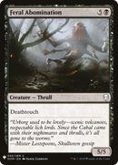 {C} Feral Abomination [Mystery Booster][LS DOM 092]