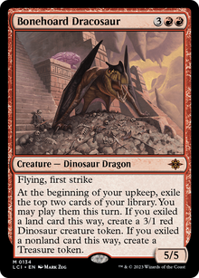 {@R} Bonehoard Dracosaur [The Lost Caverns of Ixalan][LCI 134]
