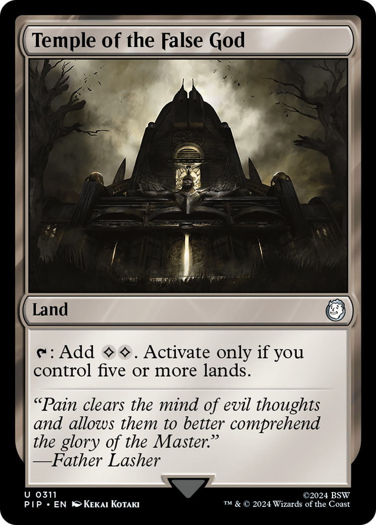{C} Temple of the False God [Fallout][PIP 311]