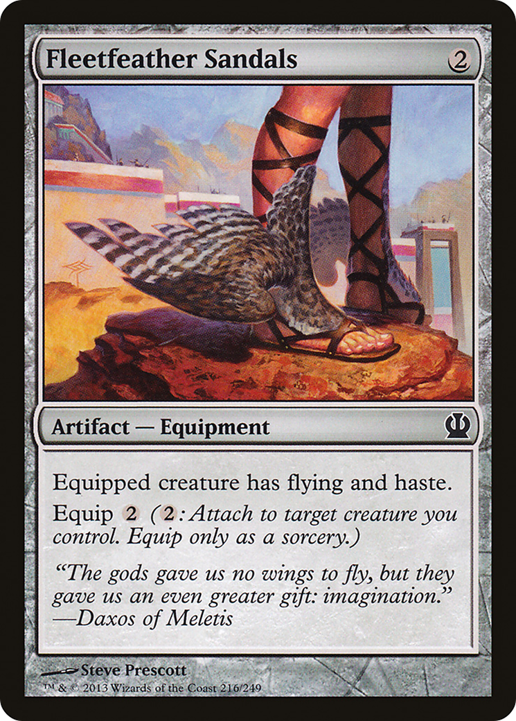 {C} Fleetfeather Sandals [Theros][THS 216]