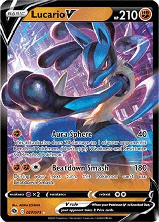[PKM-R] Lucario V (027/073) [Sword & Shield: Champion's Path]