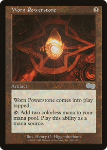{C} Worn Powerstone [Urza's Saga][USG 318] - Misty Mountain Games