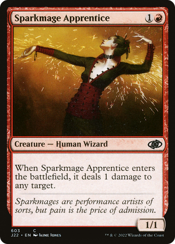 {C} Sparkmage Apprentice [Jumpstart 2022][J22 603]