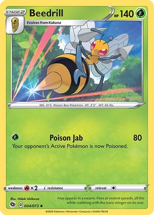 [PKM] Beedrill (004/073) [Sword & Shield: Champion's Path]