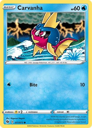 [PKM] Carvanha (011/073) [Sword & Shield: Champion's Path]