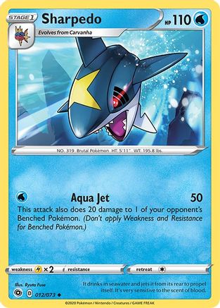 [PKM] Sharpedo (012/073) [Sword & Shield: Champion's Path]