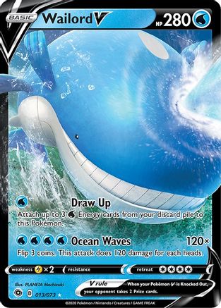 [PKM-R] Wailord V (013/073) [Sword & Shield: Champion's Path]