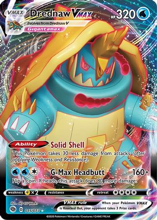 [PKM-R] Drednaw VMAX (015/073) [Sword & Shield: Champion's Path]