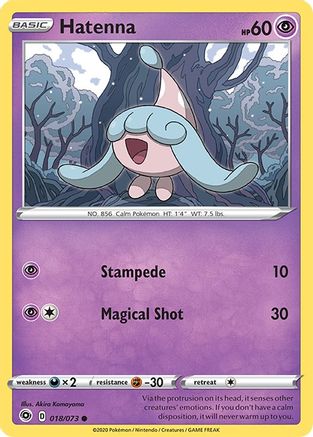 [PKM] Hatenna (018/073) [Sword & Shield: Champion's Path]